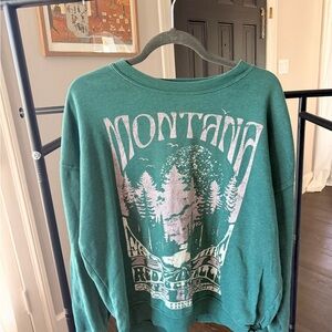 Altered state Green Crew Neck Sweater